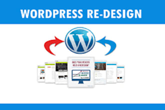 customize, redesign, fix and edit your wordpress website design
