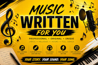 write a song for you