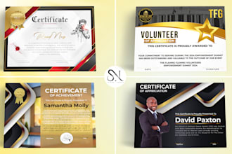 design professional diploma certificate