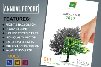 design annual report tittle or book cover
