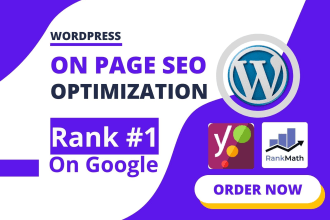 do website onpage seo optimization using yoast for wordpress sites