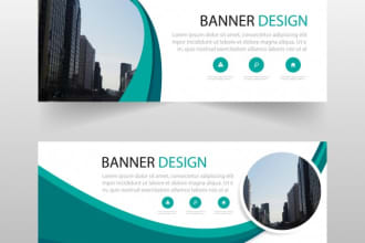 design professional website banner or header