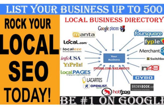 do 500 USA local citations for local SEO and gmb ranking