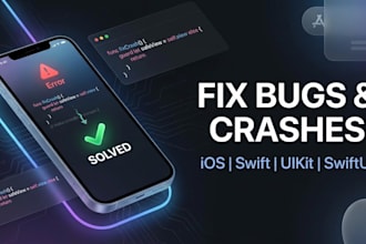 fix bugs and crashes in your ios swift uikit or swiftui app