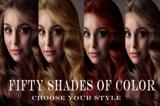 change your hair color in photoshop