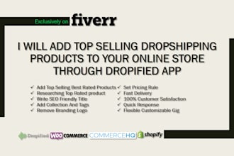 add top selling dropship products to your shopify using dropified app