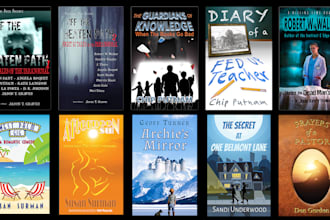create a simple cover for your e, print, or audio book