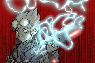 draw an amazing comic cover