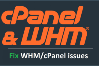 fix any cpanel, whm, wordpress and linux server issues
