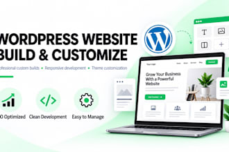 develop or customize wordpress sites and fix design issues