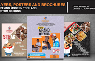 do an attractive and catchy flyer for you