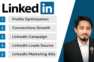 be your linkedin outreach campaign manager, b2b ads marketing expert