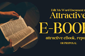 format your ms word documents into attractive ebooks