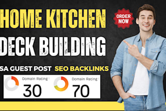 publish home kitchen deck building article through USA guest post backlink