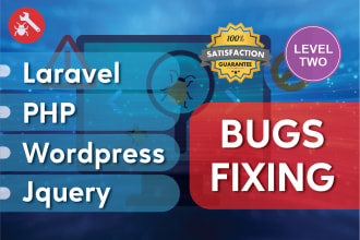 fix laravel, php, jquery, wordpress bugs