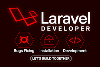 install, fix, develop laravel application