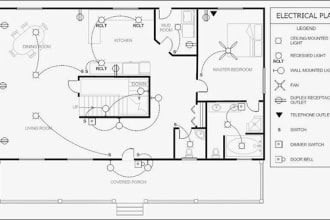 design or draw electrical drawing, floor plan and plumbing