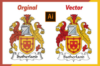 do existing logo redesign and vector tracing