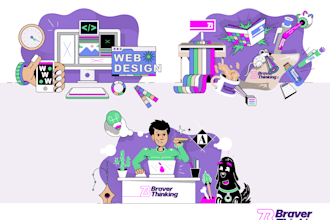 design an engaging icon illustrations for web or printing