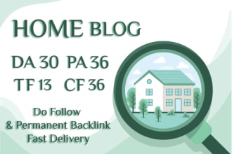 do guest post in da 30 and pa 36 home blog