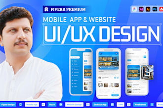 design mobile app and web app prototype UI UX mockup