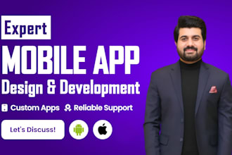 do mobile app development for ios and android using flutter react native