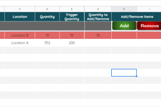 build for you an inventory and supply chain management system in google sheets