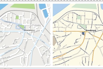 create custom vector maps