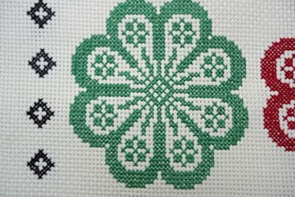 cross stitch wall art