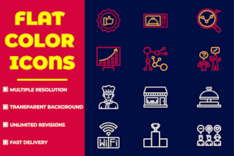 design flat icon for your web, mobile app and product