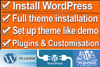 setup wp theme and basic customization