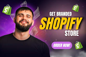 build shopify dropshipping website design redesign shopify store