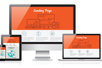 design and develop single page website
