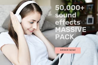 deliver you a gigantic package of 50,000 sound effects