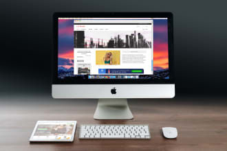 design PSD website mockup  within 12 hours
