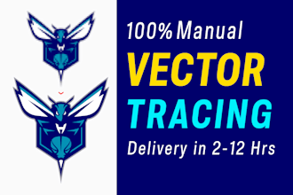 do vector tracing, vectorize logo