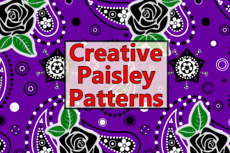 design paisley print pattern for apparel or home living