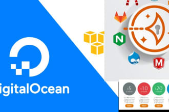 setup digital ocean droplet or AWS lightsail