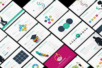 design modern powerpoint presentation, power point template