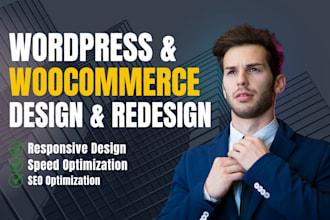 design, redesign, or fix wordpress and ecommerce websites, woocommerce expert