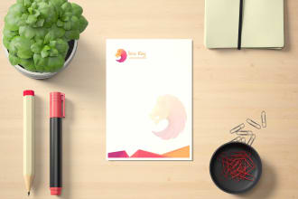 design unique business card and letterhead