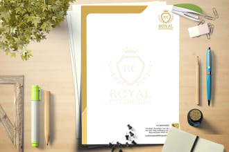 design business letterhead and stationery items