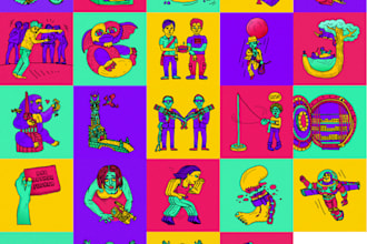 make awesome funky bespoke illustrations