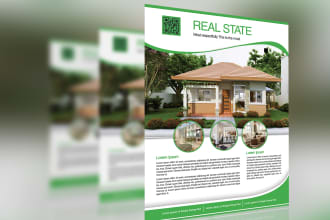 do an amazing real estate flyer, brochure within 24 hours