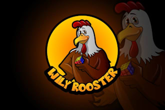 create elegant mascot logo design with free source file