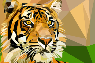 make low polygon art for you