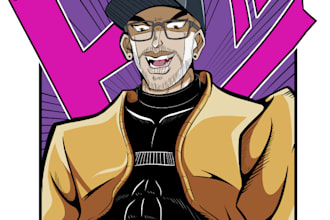 draw you or original character in jojo bizzarre style