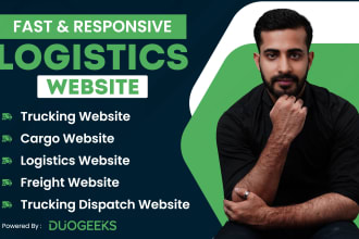 design logistics, trucking, dispatch, moving company website