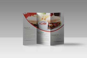 create an amazing restaurant menu, food menu, brochure design
