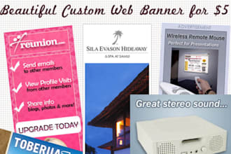 design an awesome web banner